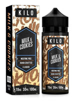 Load image into Gallery viewer, Kilo E-Liquid Milk & Cookies Kilo - 100ml Shortfill - 0mg