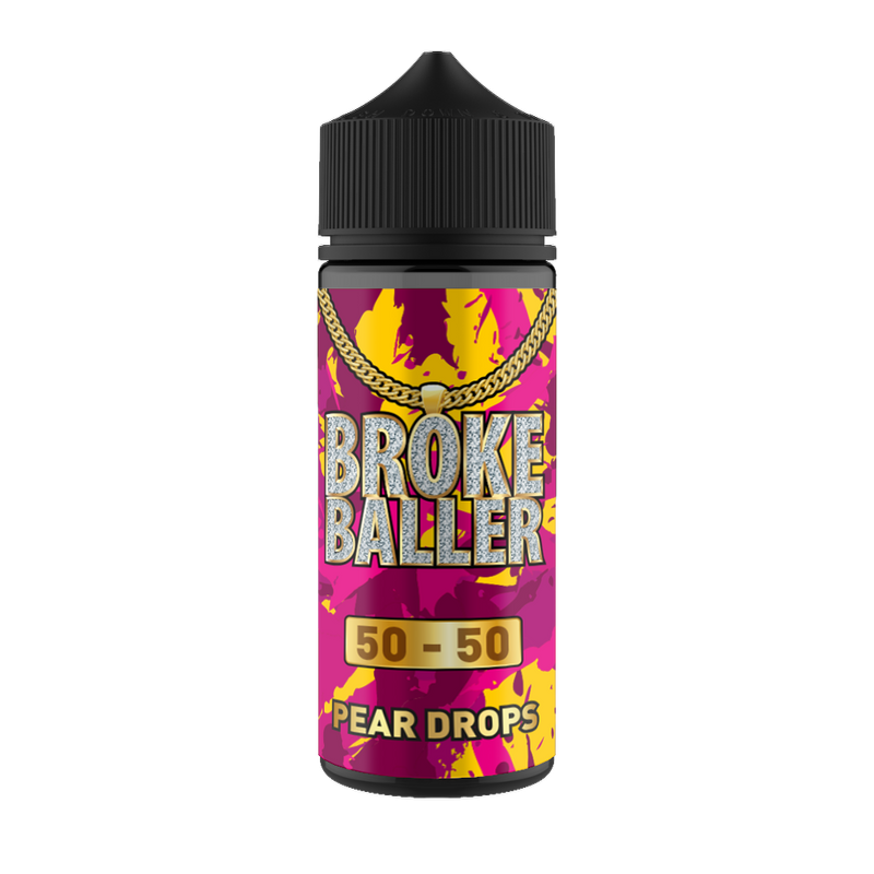 Broke Baller - Pear Drops 80ml Shortfill E-Liquid