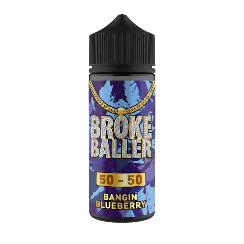 Broke Baller - Banging Blueberry 80ml Shortfill E-Liquid