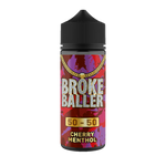 Load image into Gallery viewer, Broke Baller - Cherry Menthol 80ml Shortfill E-Liquid