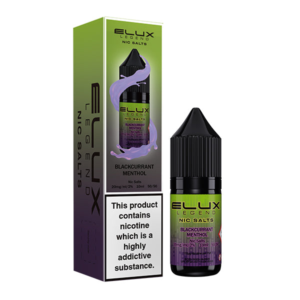BLACKCURRANT MENTHOL 10ML BY ELUX LEGEND