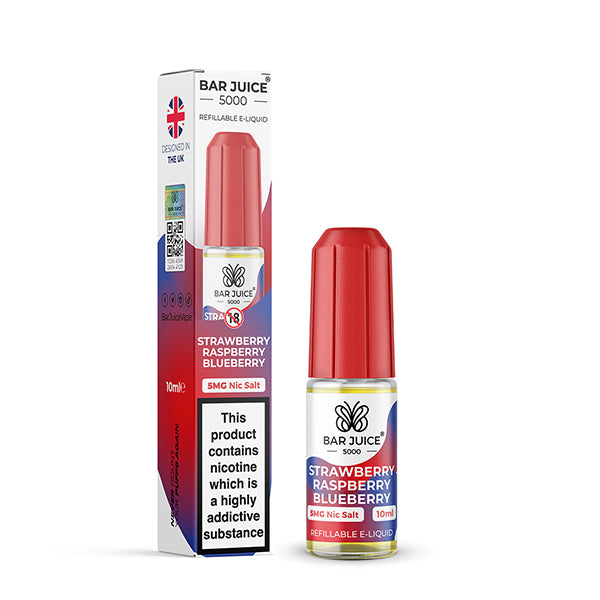 STRAWBERRY RASPBERRY BLUEBERRY 10ML BY BAR JUICE 5000