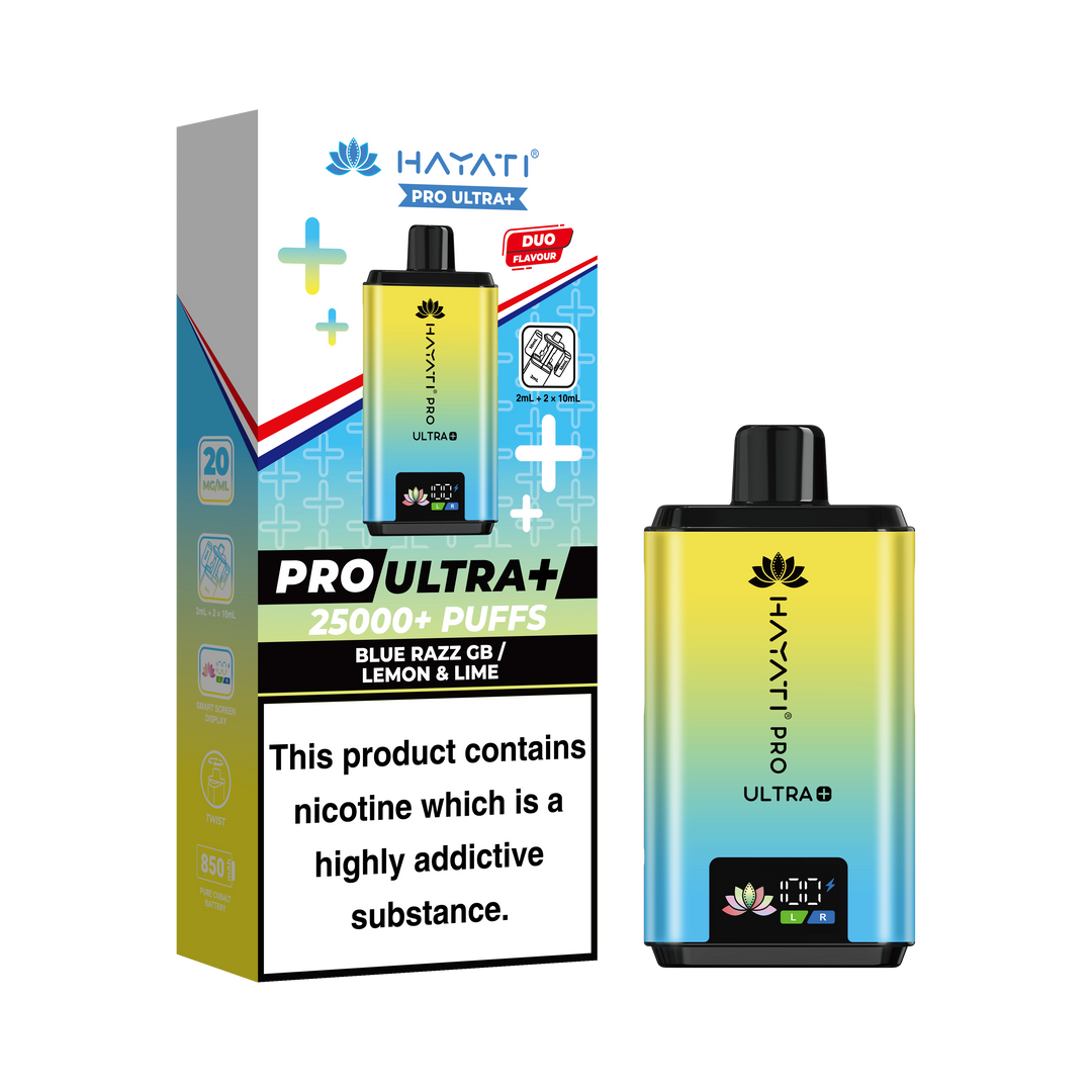 Hayati Pro Ultra Plus 25K Prefilled Kit - 20mg