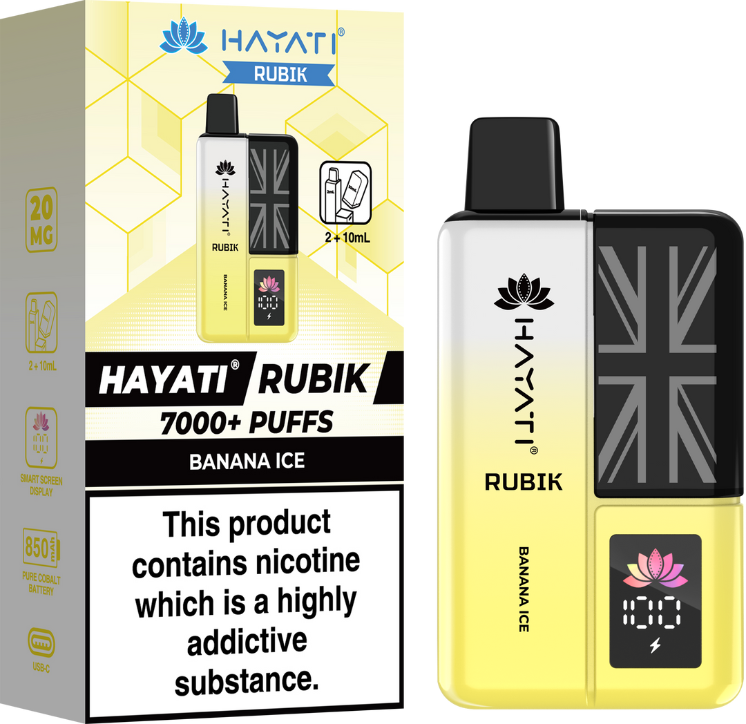 Hayati Rubik 7000 + Prefilled Pod Kit - 20mg