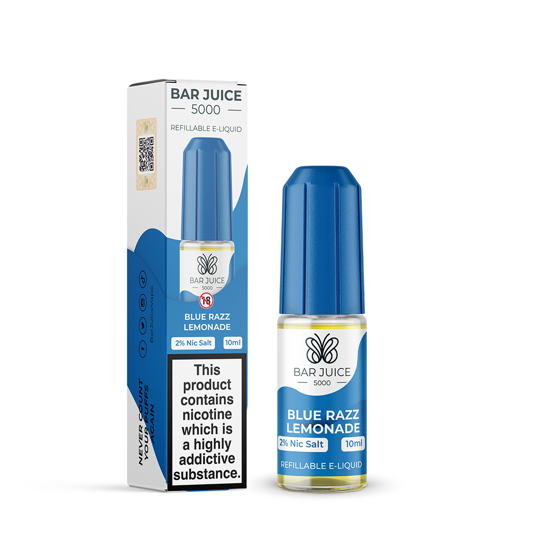 BLUE RAZZ LEMONADE 10ML BY BAR JUICE 5000