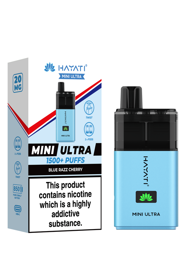 Hayati Mini Ultra 1500 Prefilled Pod Kit - 20mg