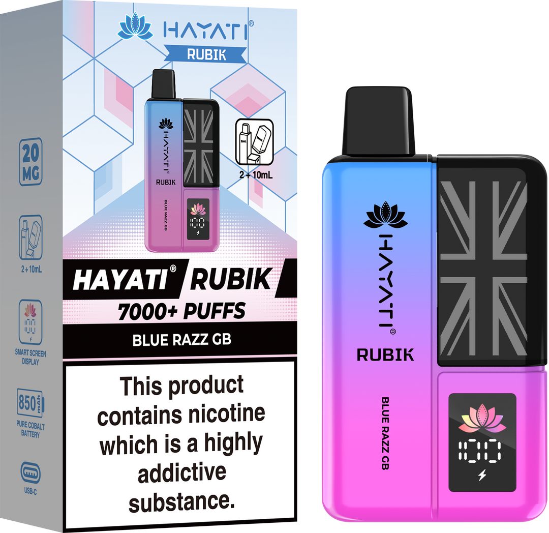 Hayati Rubik 7000 + Prefilled Pod Kit - 20mg