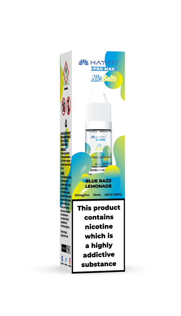 BLUE RAZZ LEMONADE 10ML PRO MAX BY HAYATI