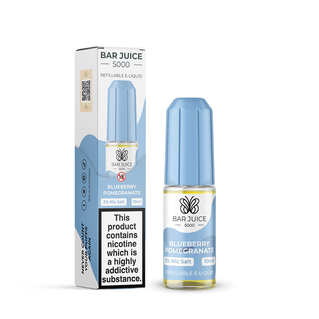 BLUEBERRY POMEGRANATE 10ML BY BAR JUICE 5000