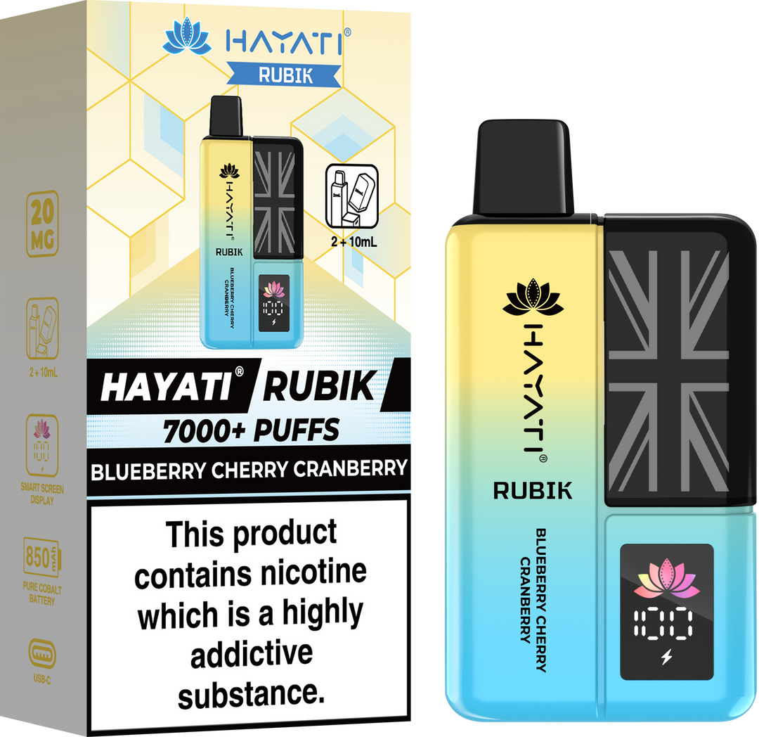 Hayati Rubik 7000 + Prefilled Pod Kit - 20mg