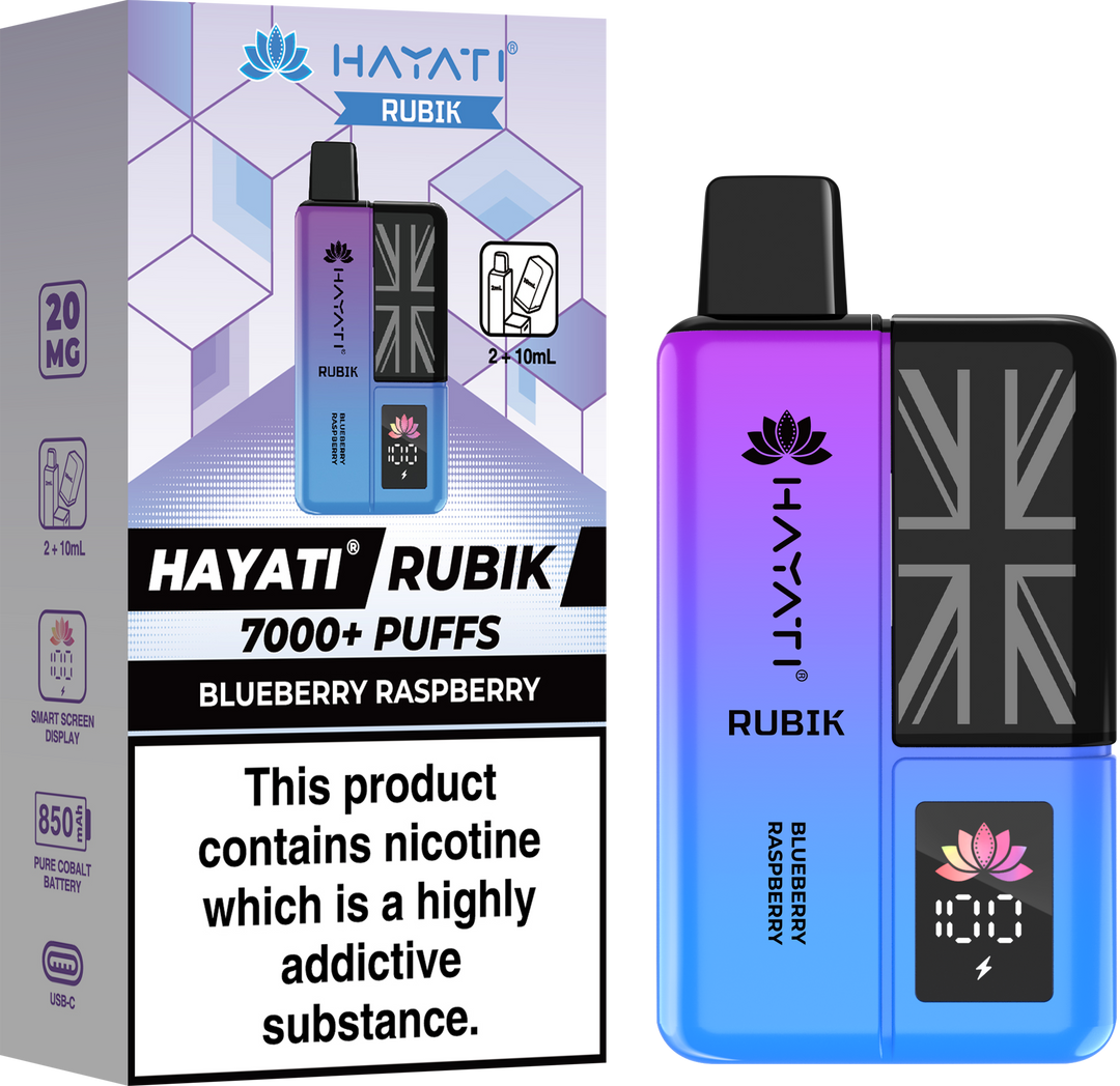 Hayati Rubik 7000 + Prefilled Pod Kit - 20mg