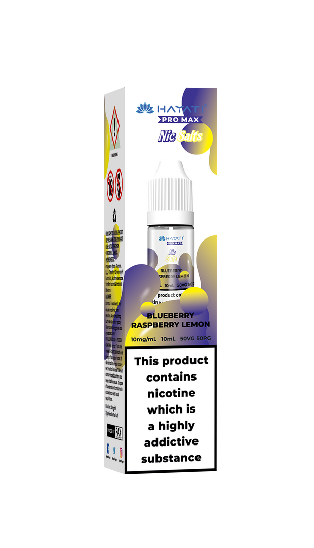 BLUEBERRY RASPBERRY LEMON 10ML PRO MAX BY HAYATI