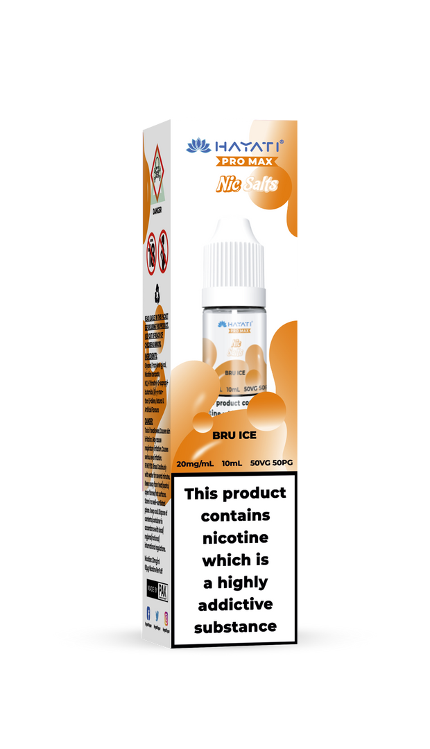 BRU ICE 10ML PRO MAX BY HAYATI