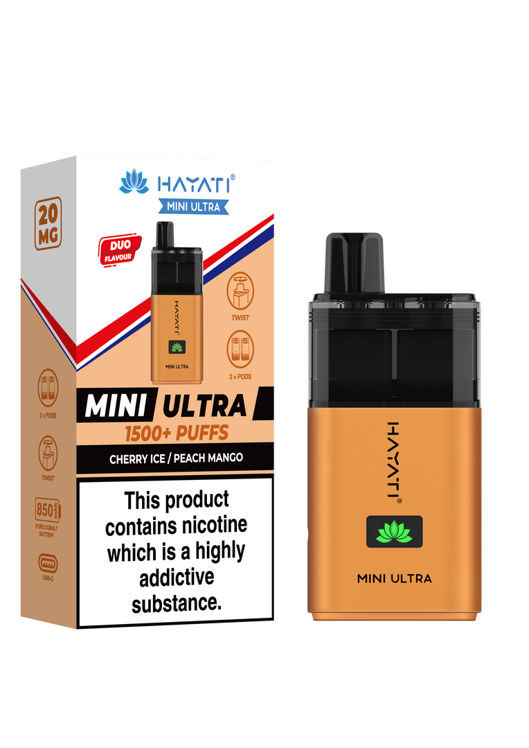 Hayati Mini Ultra 1500 Prefilled Pod Kit - 20mg