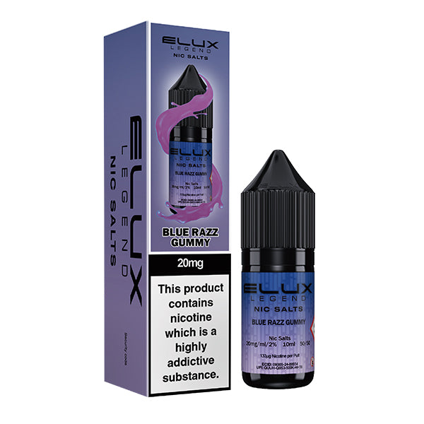 BLUE RAZZ GUMMY 10ML BY ELUX LEGEND
