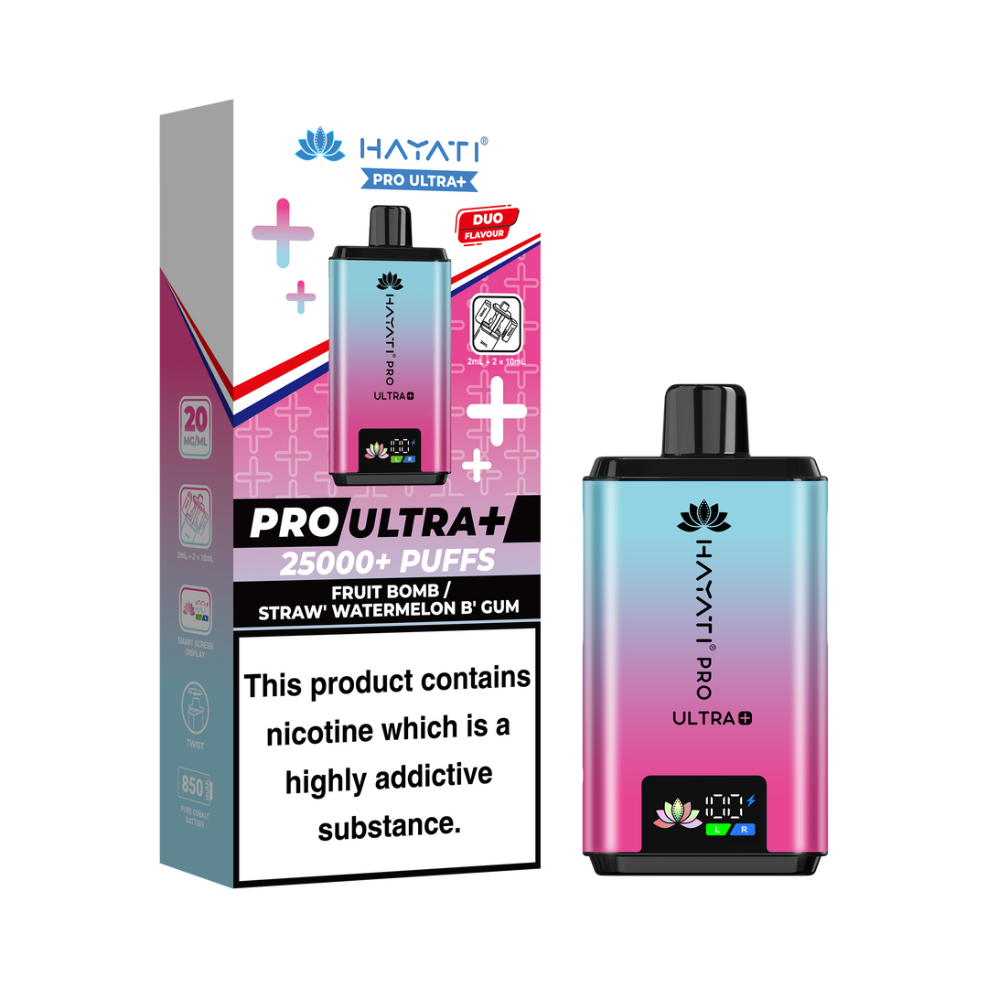 Hayati Pro Ultra Plus 25K Prefilled Kit - 20mg