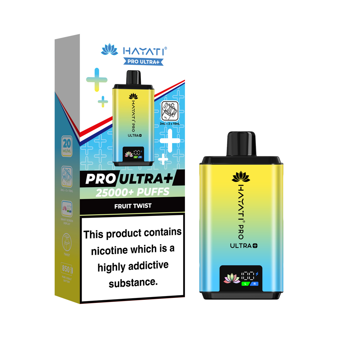 Hayati Pro Ultra Plus 25K Prefilled Kit - 20mg