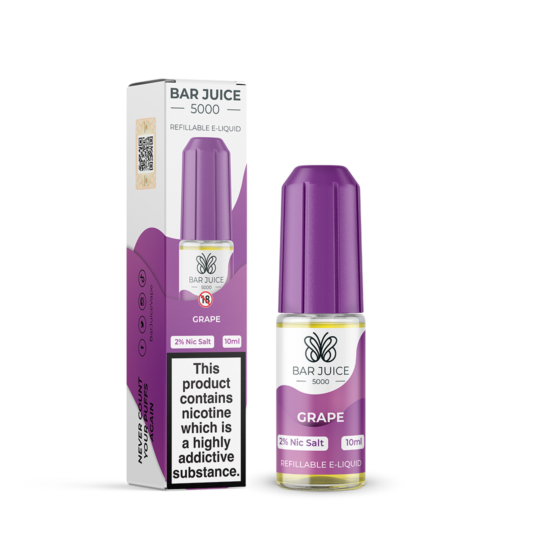 GRAPE 10ML BY BAR JUICE 5000