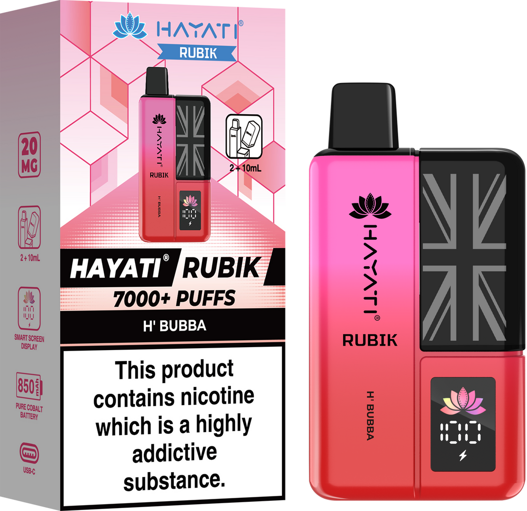 Hayati Rubik 7000 + Prefilled Pod Kit - 20mg