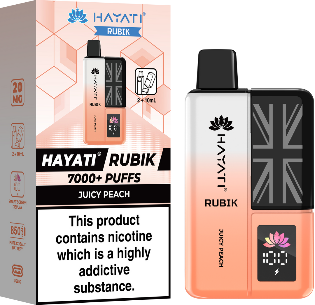 Hayati Rubik 7000 + Prefilled Pod Kit - 20mg