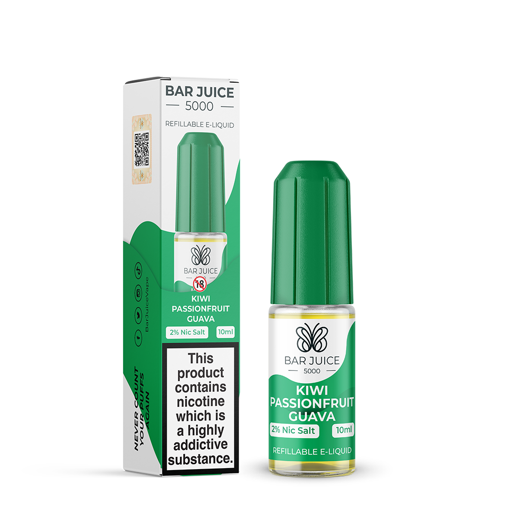 KIWI PASSIONFRUIT GUAVA 10ML BY BAR JUICE 5000