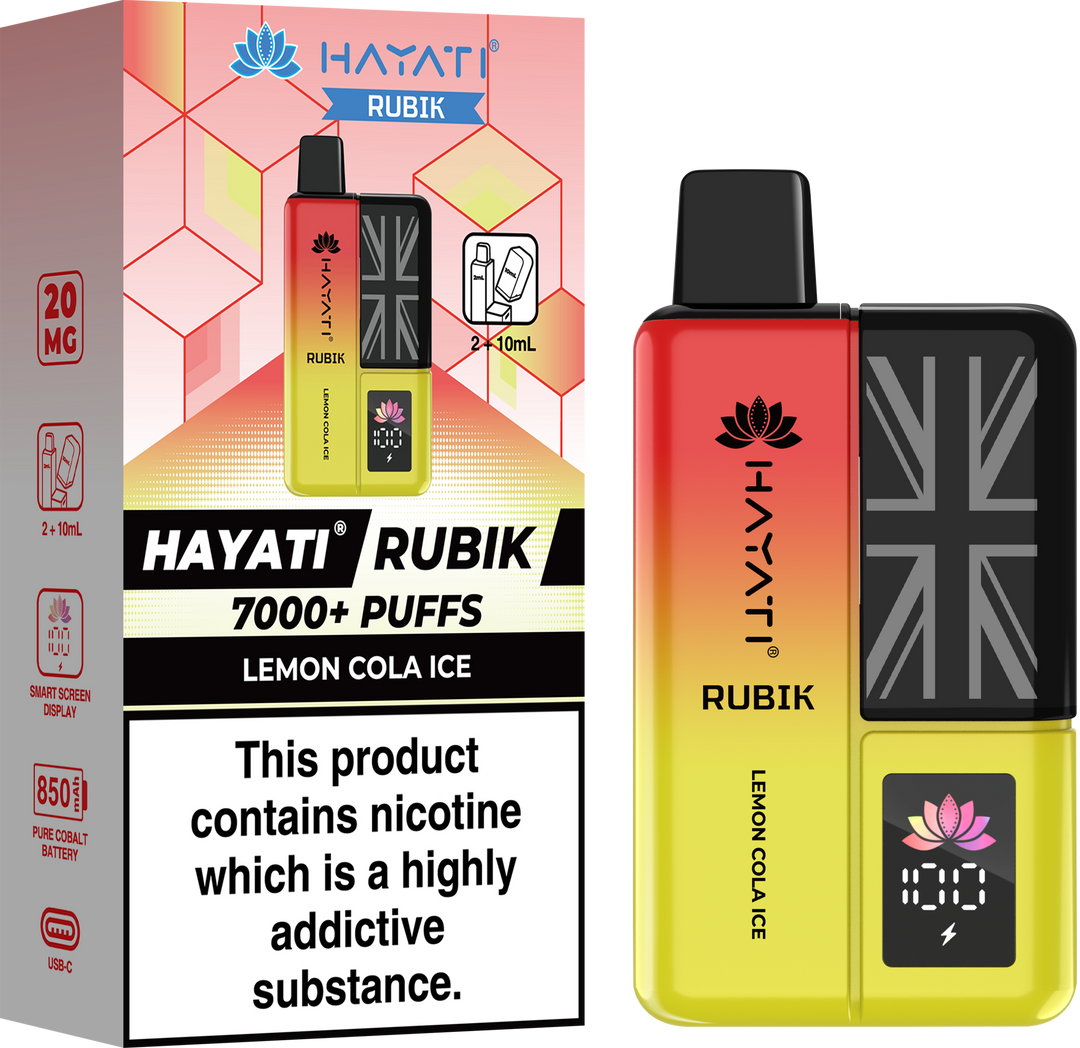 Hayati Rubik 7000 + Prefilled Pod Kit - 20mg