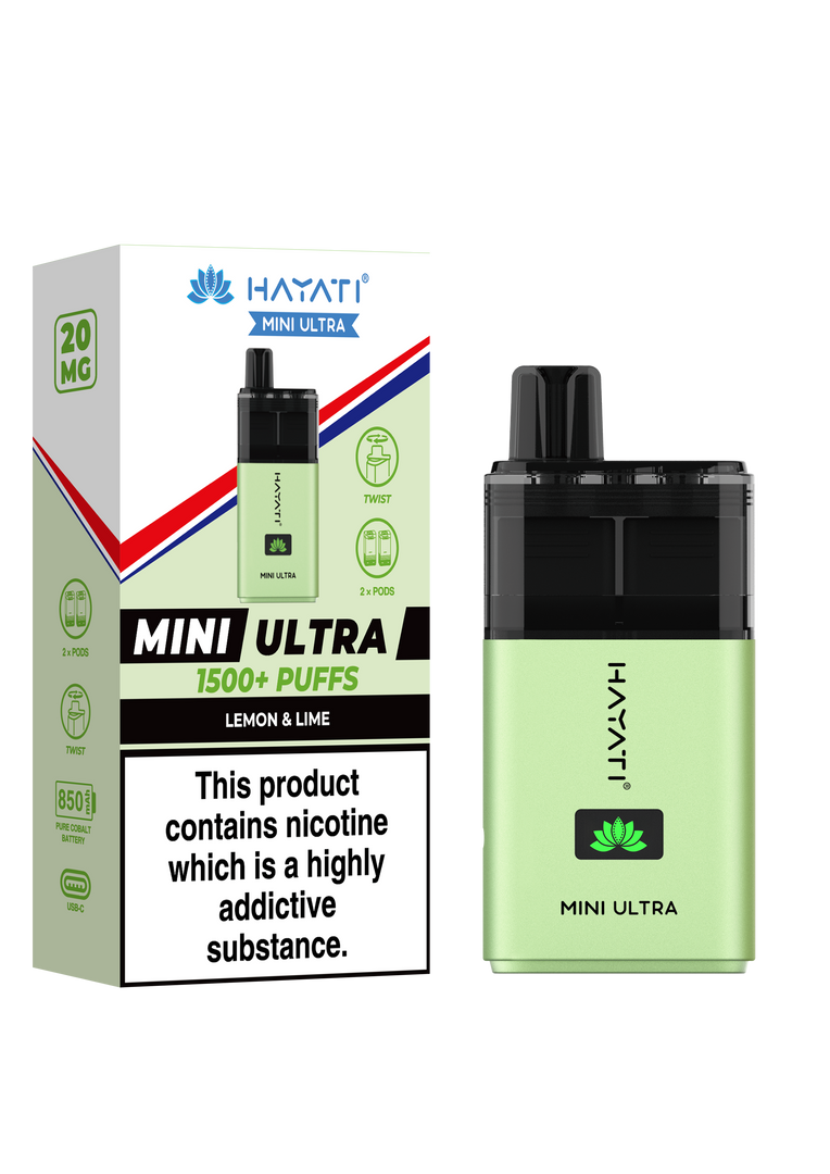 Hayati Mini Ultra 1500 Prefilled Pod Kit - 20mg