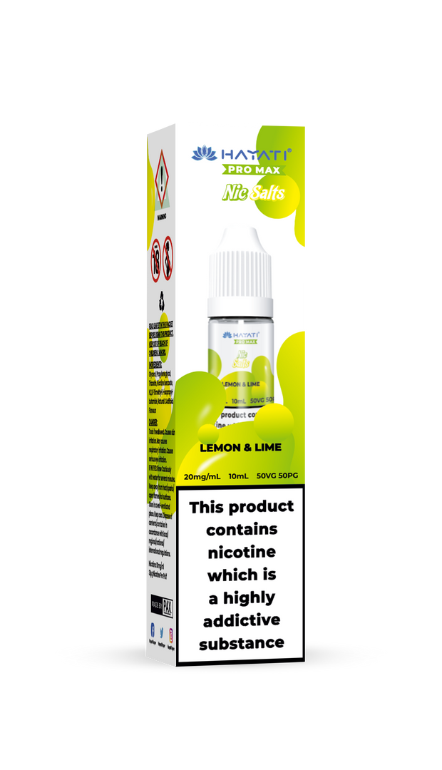 LEMON & LIME 10ML PRO MAX BY HAYATI