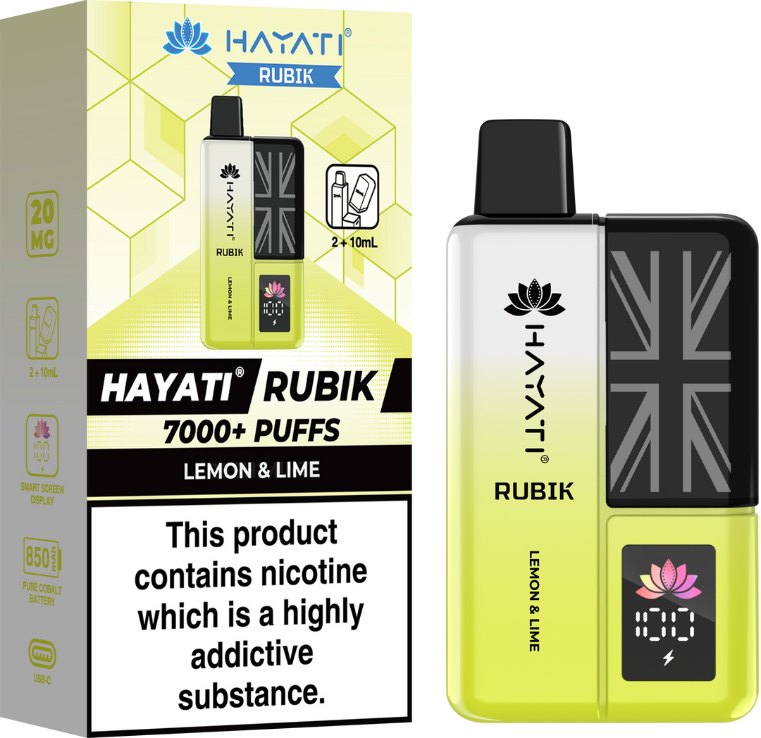 Hayati Rubik 7000 + Prefilled Pod Kit - 20mg