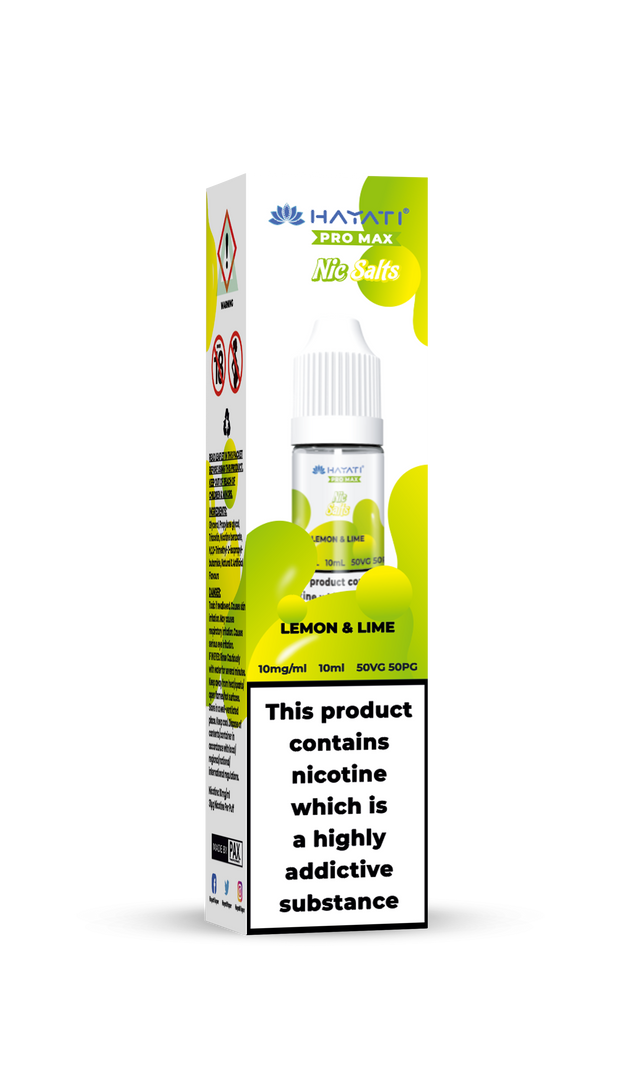 LEMON & LIME 10ML PRO MAX BY HAYATI