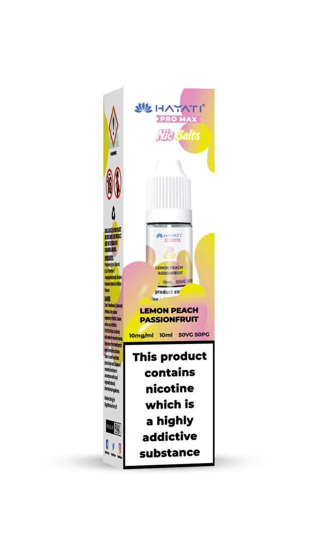 LEMON PEACH PASSIONFRUIT 10ML PRO MAX BY HAYATI