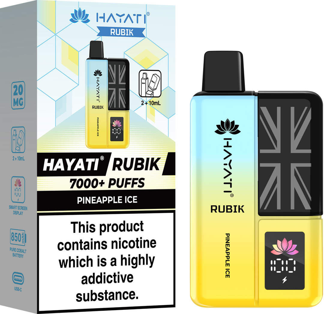 Hayati Rubik 7000 + Prefilled Pod Kit - 20mg