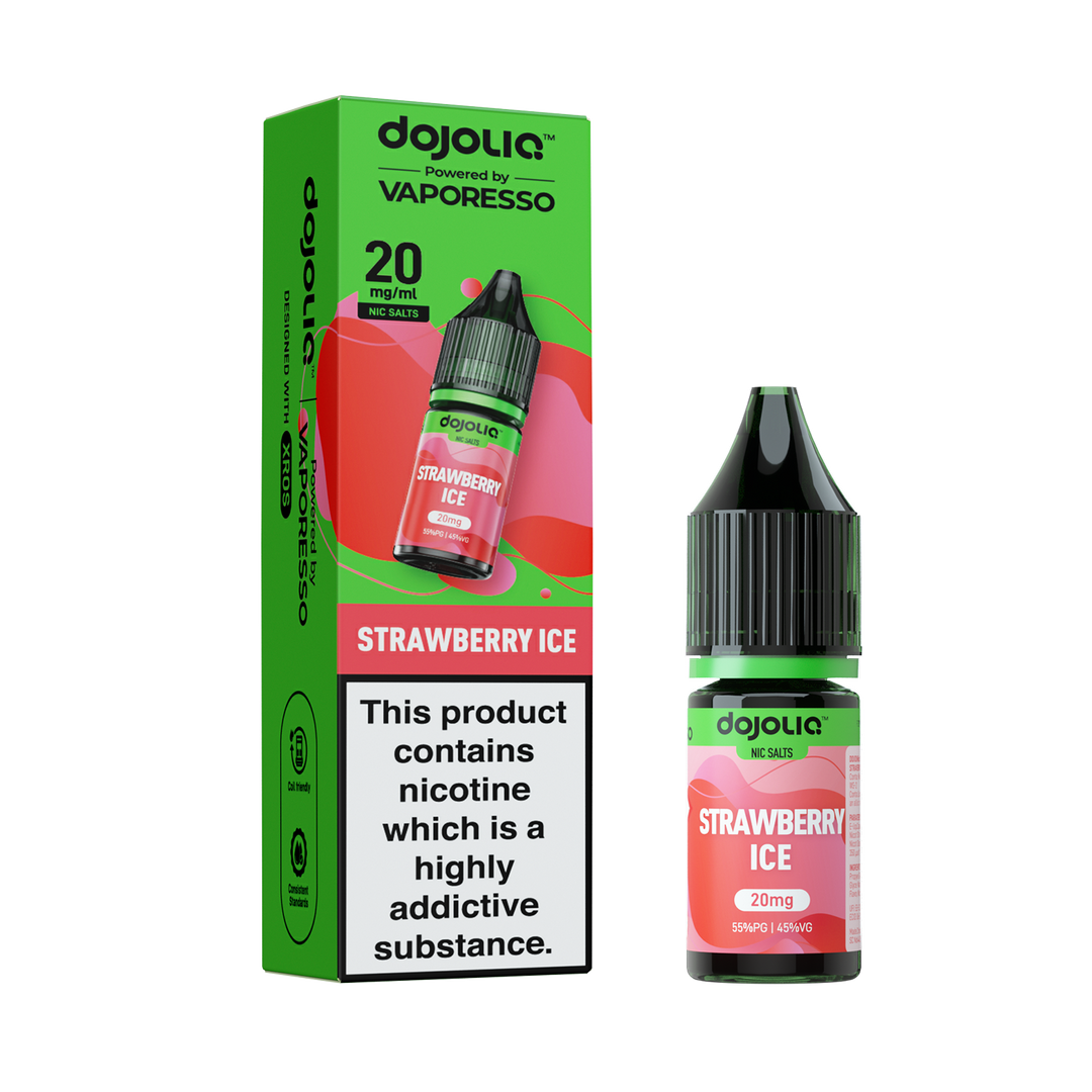 STRAWBERRY ICE 10ML DOJOLIQ BY VAPORESSO