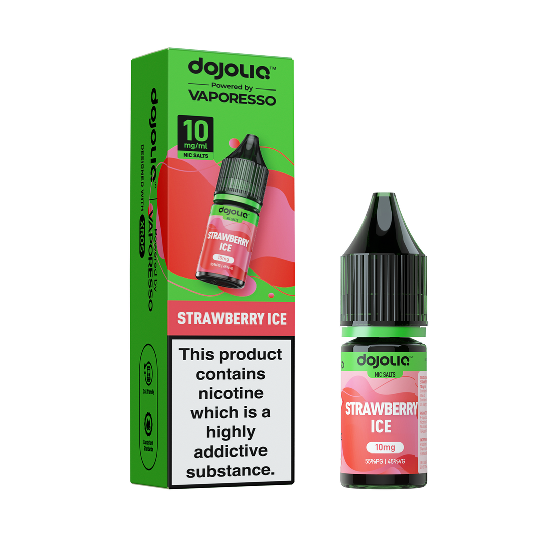 STRAWBERRY ICE 10ML DOJOLIQ BY VAPORESSO