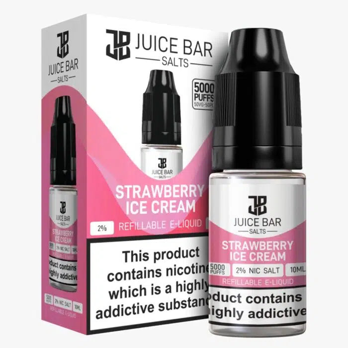STRAWBERRY ICE CREAM 10ML BY JUICE BAR