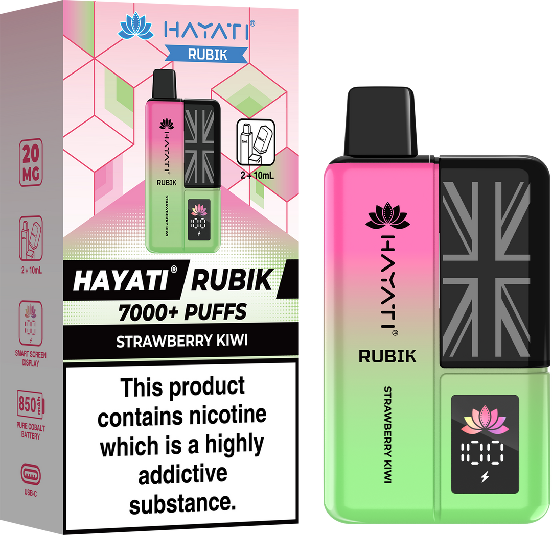 Hayati Rubik 7000 + Prefilled Pod Kit - 20mg