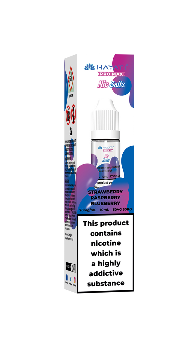 STRAWBERRY RASPBERRY BLUEBERRY 10ML PRO MAX BY HAYATI