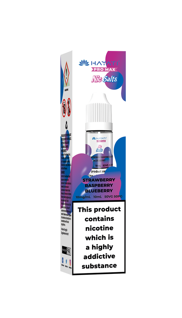 STRAWBERRY RASPBERRY BLUEBERRY 10ML PRO MAX BY HAYATI