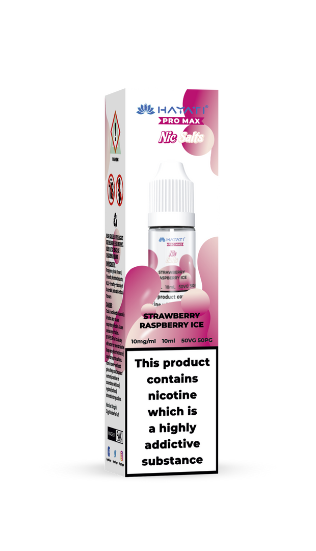 STRAWBERRY RASPBERRY ICE 10ML PRO MAX BY HAYATI