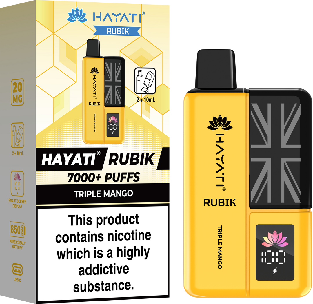Hayati Rubik 7000 + Prefilled Pod Kit - 20mg