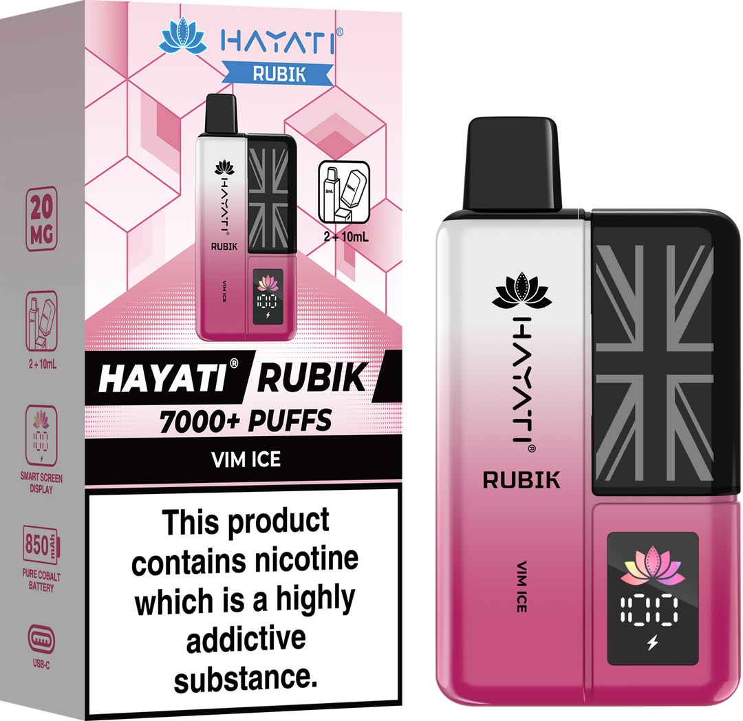 Hayati Rubik 7000 + Prefilled Pod Kit - 20mg