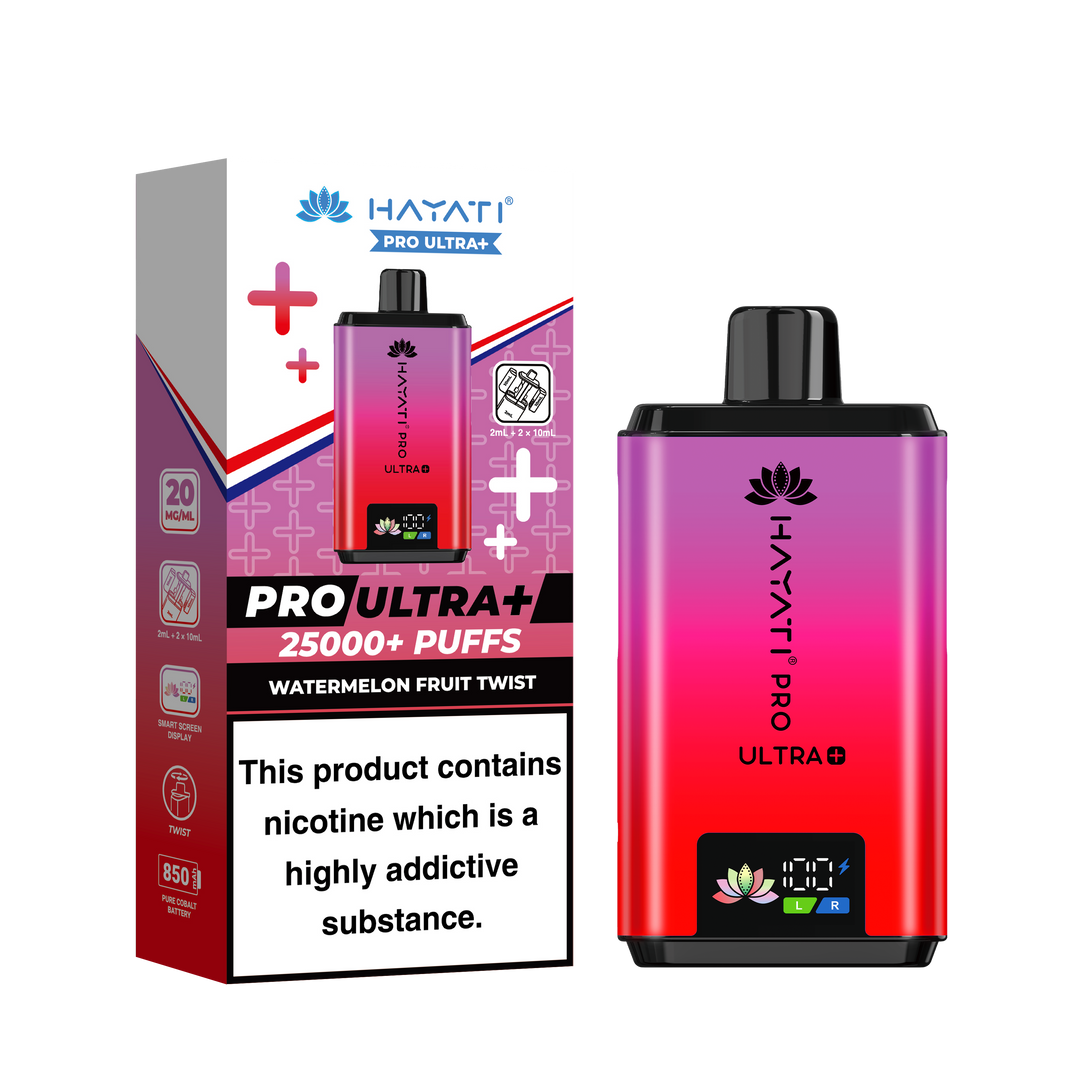 Hayati Pro Ultra Plus 25K Prefilled Kit - 20mg