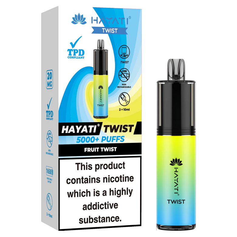 Hayati Twist 5000+ Pre Filled Pod Kit