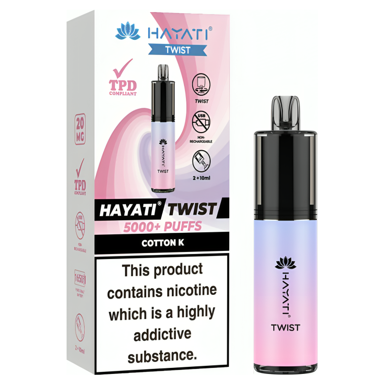 Hayati Twist 5000+ Pre Filled Pod Kit