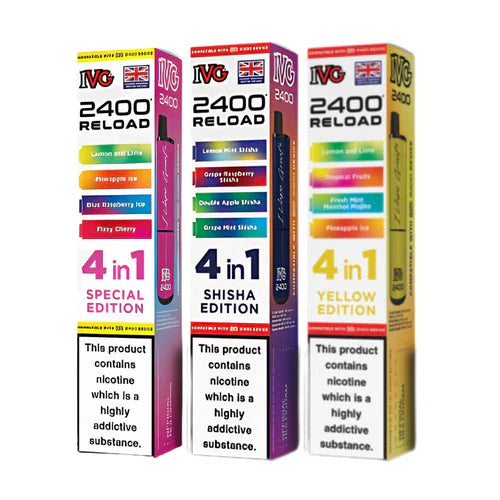 IVG 2400 4 in 1 Reload Prefilled Pods - 20mg