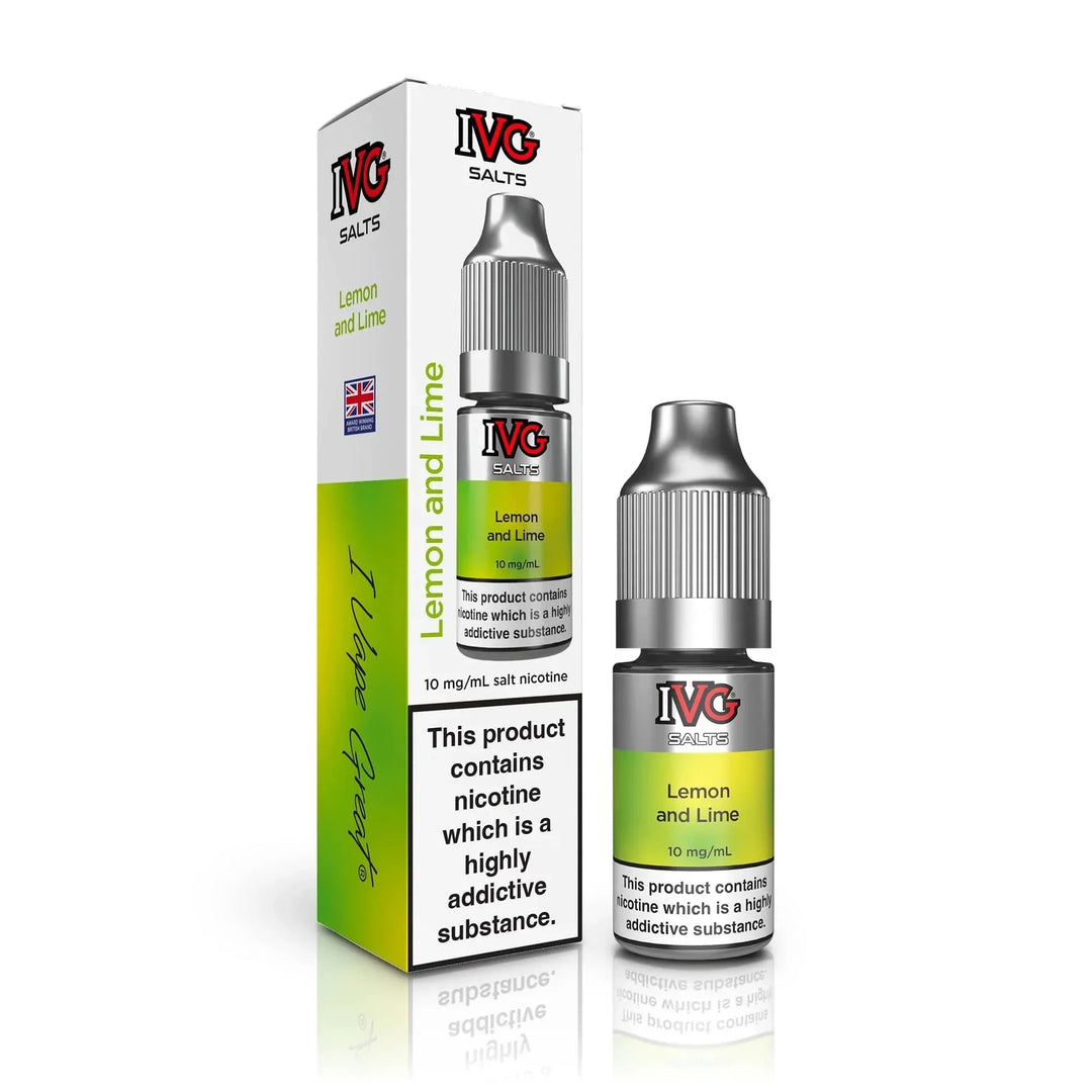 IVG Nic Salts Lemon And Lime IVG Salt - 10mg - 10ml