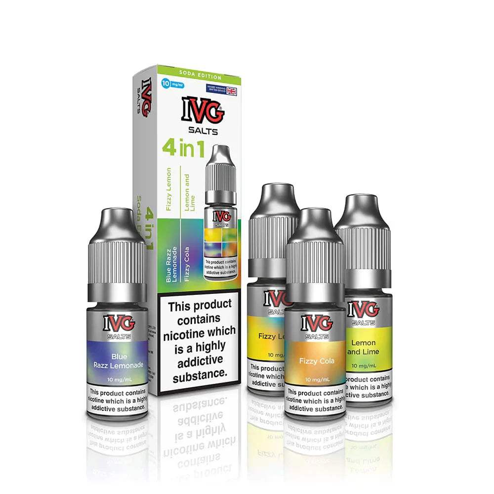 IVG Nic Salts Soda Edition IVG Salt 4 in 1 - 10mg - 10ml