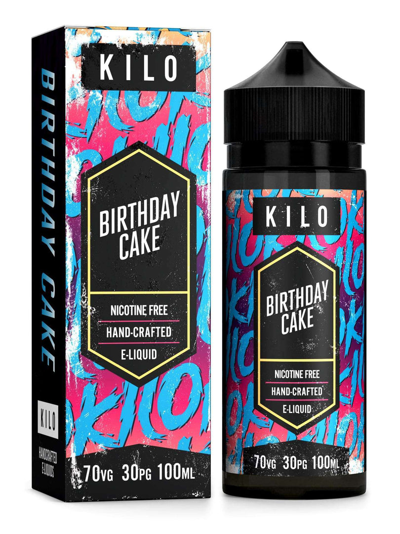 Kilo E-Liquid Birthday Cake Kilo - 100ml Shortfill - 0mg