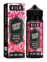 Load image into Gallery viewer, Kilo E-Liquid Kiberry Yogurt Kilo - 100ml Shortfill - 0mg
