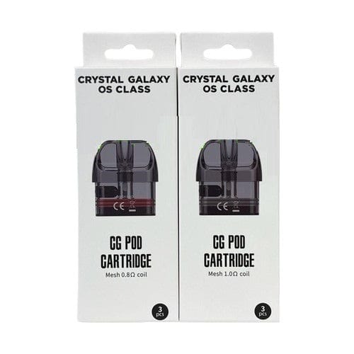 Vapeazy Crystal Galaxy OS Class Refillable Vape Pods Pack of 3